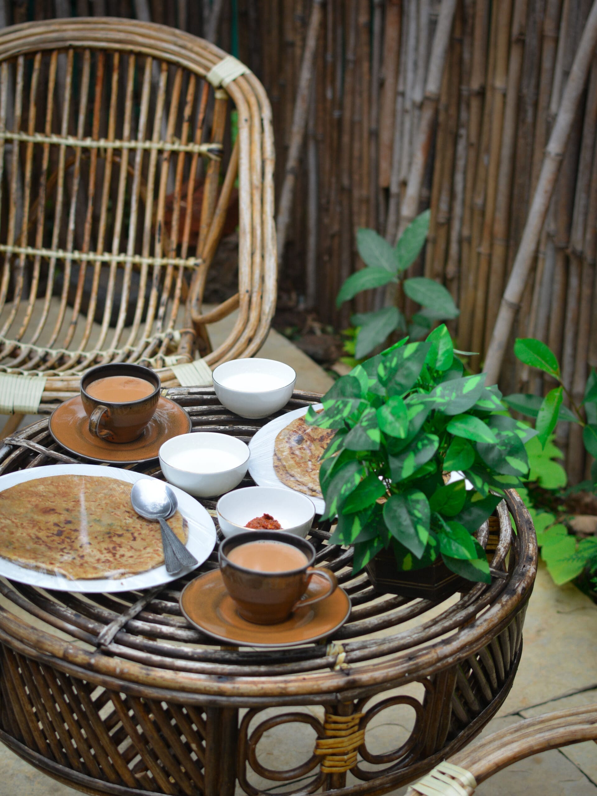 breakfast landscape